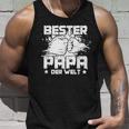 Bester Papa Der Welt Fist Greeting Tank Top Geschenke für Ihn