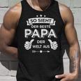 Bester Papa Der Welt Fürater Zumatertag Oder Weihnachten Tank Top Geschenke für Ihn