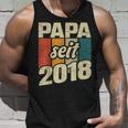 Bester Papa Seit 2018 German Tank Top Geschenke für Ihn