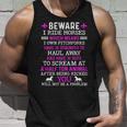 Beware I Ride Horses Horse Lover Girls Riding Racing Tank Top Gifts for Him