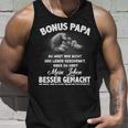 Bonus Papa Beste Stepfather Leben Besser Made Father's Day Tank Top Geschenke für Ihn