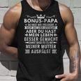 Bonus Papa Stiefvater Stiefpapa Geschenkatertagater Tank Top Geschenke für Ihn