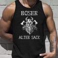 Böser Alter Mann Papa Opa Dad Wikinger Böser Alter Sack Mit-Ausschnitt Tank Top Geschenke für Ihn