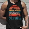 California Retro Surf Bus Vintage Van Surfer & Sufing Tank Top Gifts for Him