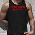 Certified Hater Aesthetic Hater Meme Camiseta sin mangas Regalos para él