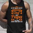 Chefateratertag Papa Tank Top Geschenke für Ihn