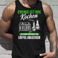 Chemie Ist Wie Kochen Chemiker Laboratory Tank Top Geschenke für Ihn