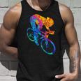 Ciclista Bicicleta Deporte Ciclista Carrera Camiseta sin mangas Regalos para él