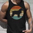 Cocker Spaniel Dog Retro Sunset Tank Top Gifts for Him