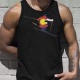 Colorado Flag Skier Tank Top Gifts for Him