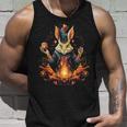 Conejo De Pascua Mago Fantasía Pascua Camiseta sin mangas Regalos para él