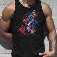 Contrabajista De Contrabajista De Arte Pop Colorido Camiseta sin mangas Regalos para él
