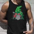 Cool Dinosaur Drummer Best For All Drummers Tank Top Gifts for Him
