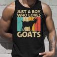 Cool Goat For Boys Kids Goat Farmer Farming Lovers Tank Top Gifts for Him