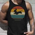 Dachshund Vintage Silhouette 60S 70S Retro Dog Lover Tank Top Gifts for Him