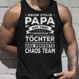 Dad 2 Töchter Tank Top Geschenke für Ihn