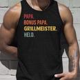 Dad Bonus Papa Grillmeister Bonus Papa Griller S Tank Top Geschenke für Ihn