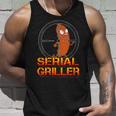 Damen Serial Griller Grillenatertag Grill Herrentag Papa Mit-Ausschnitt Tank Top Geschenke für Ihn