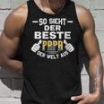 Damenateratertag So Sieht Der Beste Papa Der Welt Aus Mit-Ausschnitt Tank Top Geschenke für Ihn