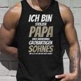 Damenatertag Stolzer-Papa -Om Großartigen Sohn Bekommen Mit-Ausschnitt Tank Top Geschenke für Ihn