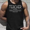 Definition Lehrer Schüler Tank Top Geschenke für Ihn