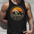 Denali National Park Alaska Retro Hiking Camping Tank Top Gifts for Him