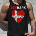 Denmark Flag Holiday Denmark Heart Danish Flag Tank Top Geschenke für Ihn