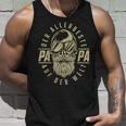 Der Allerbeste Papa Skull Father's Day Saying Tank Top Geschenke für Ihn