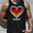 Deutsch Banner Fan Deutschland Flagge Herz Tank Top Geschenke für Ihn