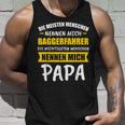 Digger Excavator Driver Dad Slogan Tank Top Geschenke für Ihn