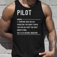 Divertido Título De Trabajo De Pilot Definition Camiseta sin mangas Regalos para él