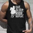 Eat Sleep Ride Repeat Horse Lovers Tank Top Gifts for Him