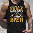 Echte Kerle Machen Holz Und Trinken Bier Tank Top Geschenke für Ihn