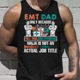 I Am An Emt Dad Job Title Tank Top Gifts for Him