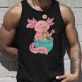 Me Encantan Los Fideos Y El Axolotl Kawaii Anime Kawaii Camiseta sin mangas Regalos para él