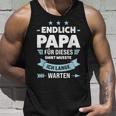 Endlich Papa Familie S Tank Top Geschenke für Ihn