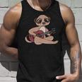 Erdmännchen Gitarrist Hobby-Musiker Tank Top Geschenke für Ihn