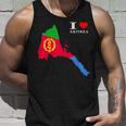 Eritrean Map Flag Tank Top Geschenke für Ihn