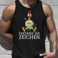 Erkenne Die Signserrückt Angratt Cockerel Tank Top Geschenke für Ihn