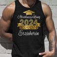 Erzieherin I Prüfung Bestanden Ausgelernt Study Training Tank Top Geschenke für Ihn