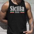 Europaiajeintage Sicilia Italia Italiano Sicilia Turista Camiseta sin mangas Regalos para él
