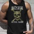 Evil Old Man Skull Camouflage Tank Top Geschenke für Ihn