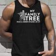 My Family Tree Has A Deer Stand In It Buck Hunting Hunter Tank Top Gifts for Him