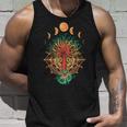 Fase Luna Om Espiritualidad & Símbolo Del Árbol De Meditación Camiseta sin mangas Regalos para él