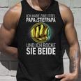 Father's Day Ich Habe Zwei Titel Papa Und Steppapa Tank Top Geschenke für Ihn