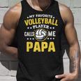 My Favoriteolleyballspieler Calls Me Papa Proud Dad Tank Top Geschenke für Ihn