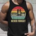 Never Forget Audio Cassette 70S 80S 90S Camiseta sin mangas Regalos para él