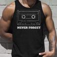 Never Forget Sayings Retrointage Camiseta sin mangas Regalos para él