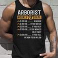 Arborist Arborist Hourly Rate Tank Top Gifts for Him