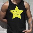 Tier 1 Simp Dank Meme Gaming Simp Streamer Camiseta sin mangas Regalos para él